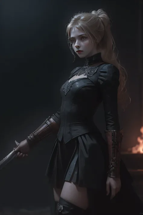  ((best quality)), ((masterpiece)), (detailed), perfect face (((mastepiece, of the highest quality, super detailed))), Dark science fiction art, dark sci fi, ((gothic art)), ((Bloodborne inspired)), (Victorian era inspired), (YorHa), (occultic vibe), (cosm...