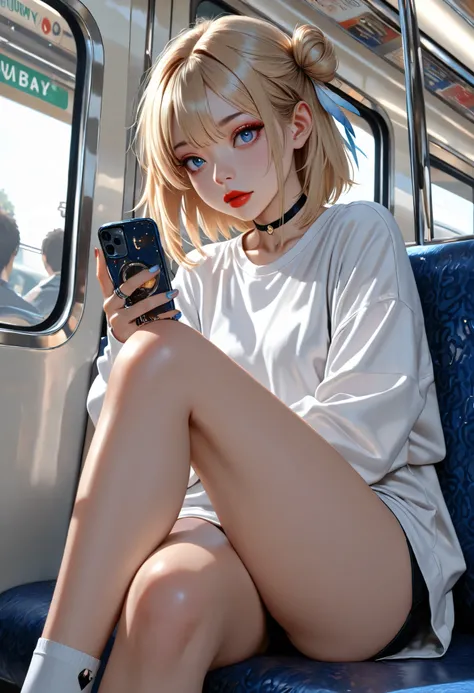 ((RAW Photo), Absurds, (Absurd Resolution)), (Masterpiece, Best Quality), ((Hyperrealism, Photorealism)), (AI Fantasy), (Masterpiece, Highest Quality, Amazing Quality), (ultradetailed, illustration, aesthetics), (Lumine, bioluninicent light), (pretty girl,...