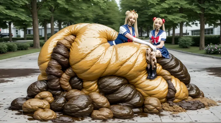 (( masterpiece)), better quality, amazing quality, very, nsfw, Stable_Yogis_SD1.5_Positives, (((2 girls))), (((((gigantic pantypoop))))), (((((excessive feces splatter))))), (((gigantic feces all around:1.8))), ((sitting on feces:1.5)), ((gigantic feces ev...