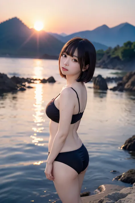 8k, raw photo, best quality, hires, realistic, photorealistic, extremely detailed 8k wallpaper, beautifully detailed eyes, finely detailed face,
 break 
strong rim backlighting to shirts, bokeh,
 break 
perfectly anatomically correct:1.2,
 break 
(a range ...