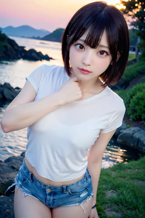 8k, raw photo, best quality, hires, realistic, photorealistic, extremely detailed 8k wallpaper, beautifully detailed eyes, finely detailed face,
 break 
strong rim backlighting to cameltoe, bokeh,
 break 
perfectly anatomically correct:1.2,
 break 
a range...