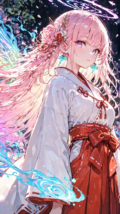 可愛い花の髪飾り💕
