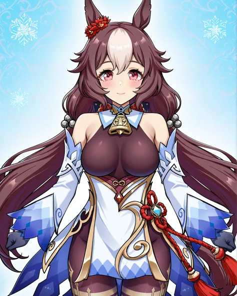 yamanin zephyr(Uma Musume),Uma Musume, solo, [Super beautiful CG], [Highly Detailed CG],[top quality], [Super Detailed], [CG illustration], [high resolution], [extremely delicate and beautiful], [super fine illustration],  very detailed skin, Medium Breast...