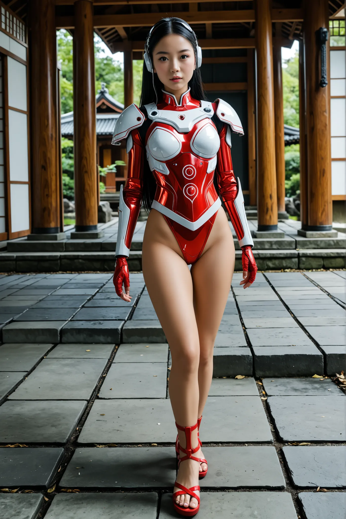 Japanese Cyber ​​Shrine Maidens in Semiconductors