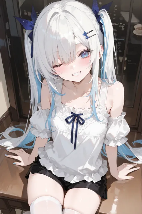 1girl。best quality。detailed hair。detailed on the fingers。solo。masterpiece。Soft and pleasant light, soft and fresh colors。Extremely detailed fingers and eyes。A cafe with a gentle and elegant setting。A young girl standing up in a comfortable and relaxed posi...