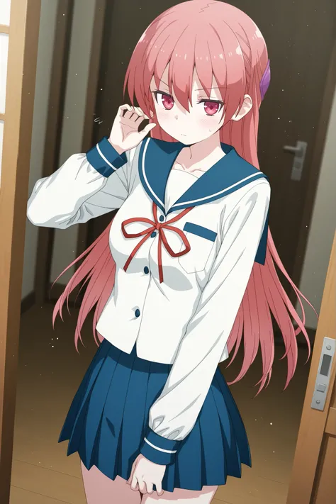Tsukasa Yuzaki, pipi di cubit 