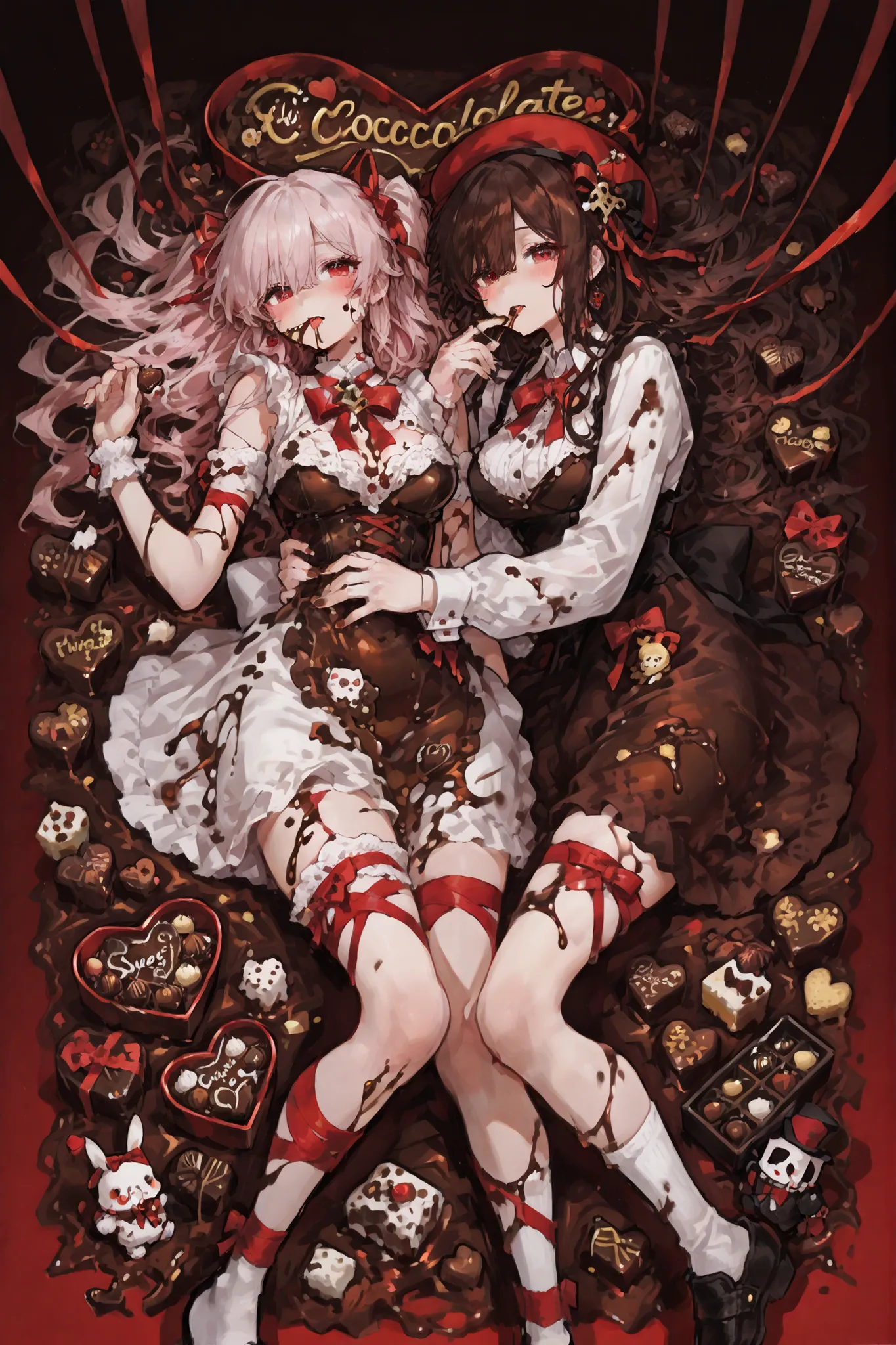 Chocolate Day,Sweet and Poisonous Characters Who Fall in One Bite,Full of adult charm、