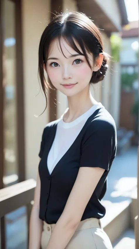 whiteシャツ、cute gril, white, cute, business shirt