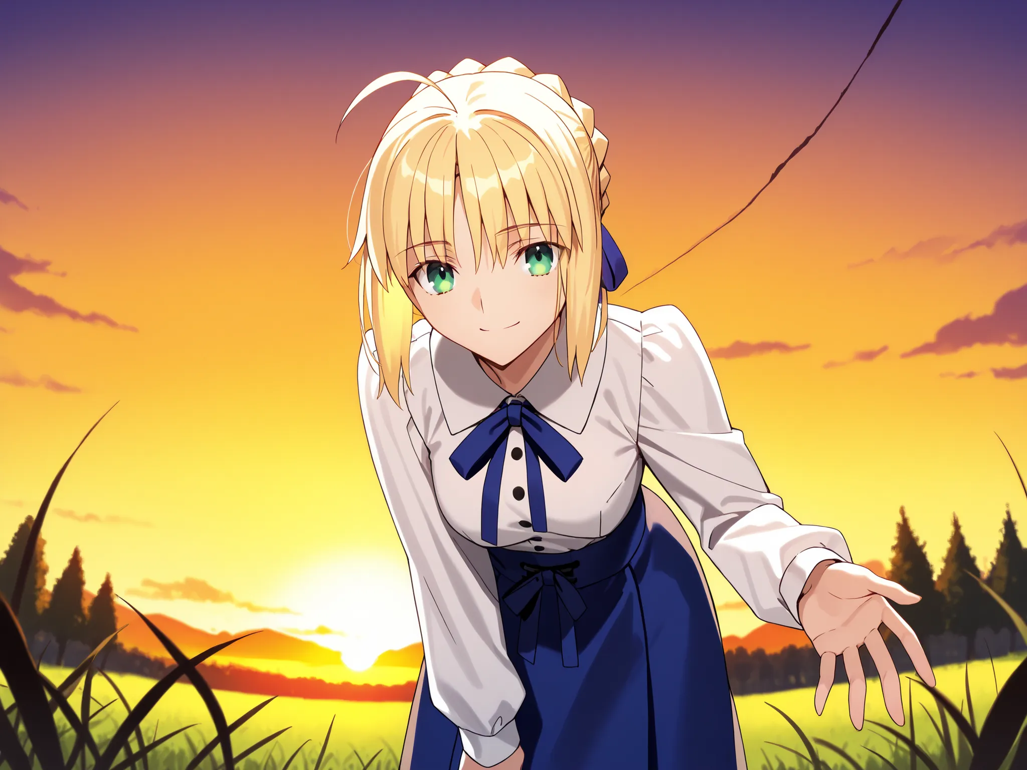 ((a high quality digital drawing)), ((8k)), ((masterpiece)), ((finely detailed)), ((perfect anatomy)), ((clear and sharp lines)), (top rated on pixiv), 1girl, ((safe for work)),

break,
((Artoria Pendragon from Fate Stay Night in her casual outfit)),

brea...