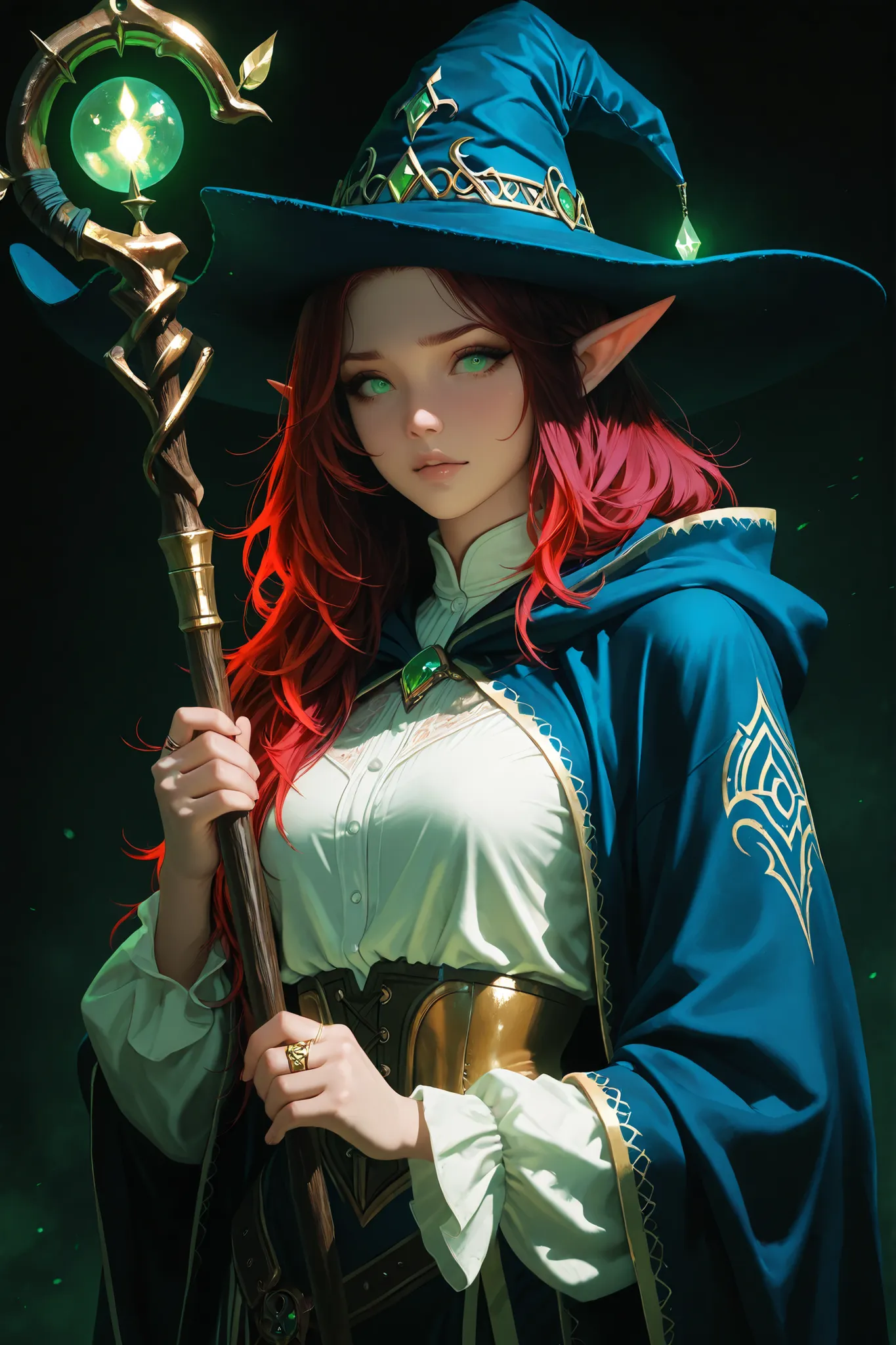 A character reference concept art in a soft belnd with sharp glowing highlights ,high contrast lighting, dramatic backlight soft defused frontal light with gentle shadows, strong rim light realistic style with dark retro atmosphere  in a frontale view face...