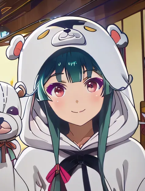 Beautiful girl、Yuna (Kuma Kuma Kuma Bear)、Kigurumi Mofu、King、hunter、Catching objects、The strongest bear