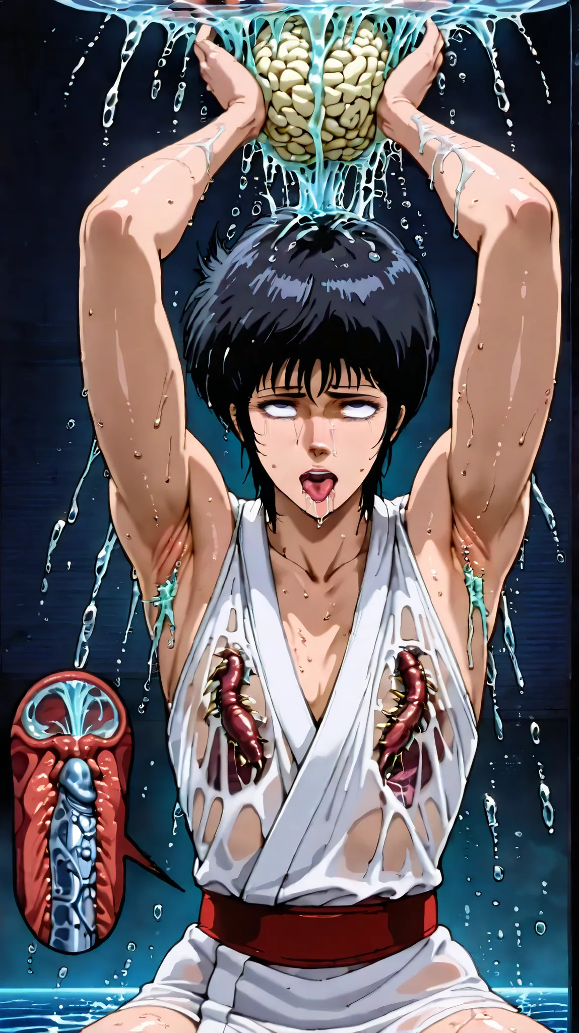   Fraction_9,   Fraction_8_   Up,   Fraction_7_ (city hunter),cruel,fear,perfect body proportions, high,mature women who look like mom, independent,    (  disconnect (Year )),  The close-up of her face was very delicate, beautiful woman ：1.3,Seductive fema...