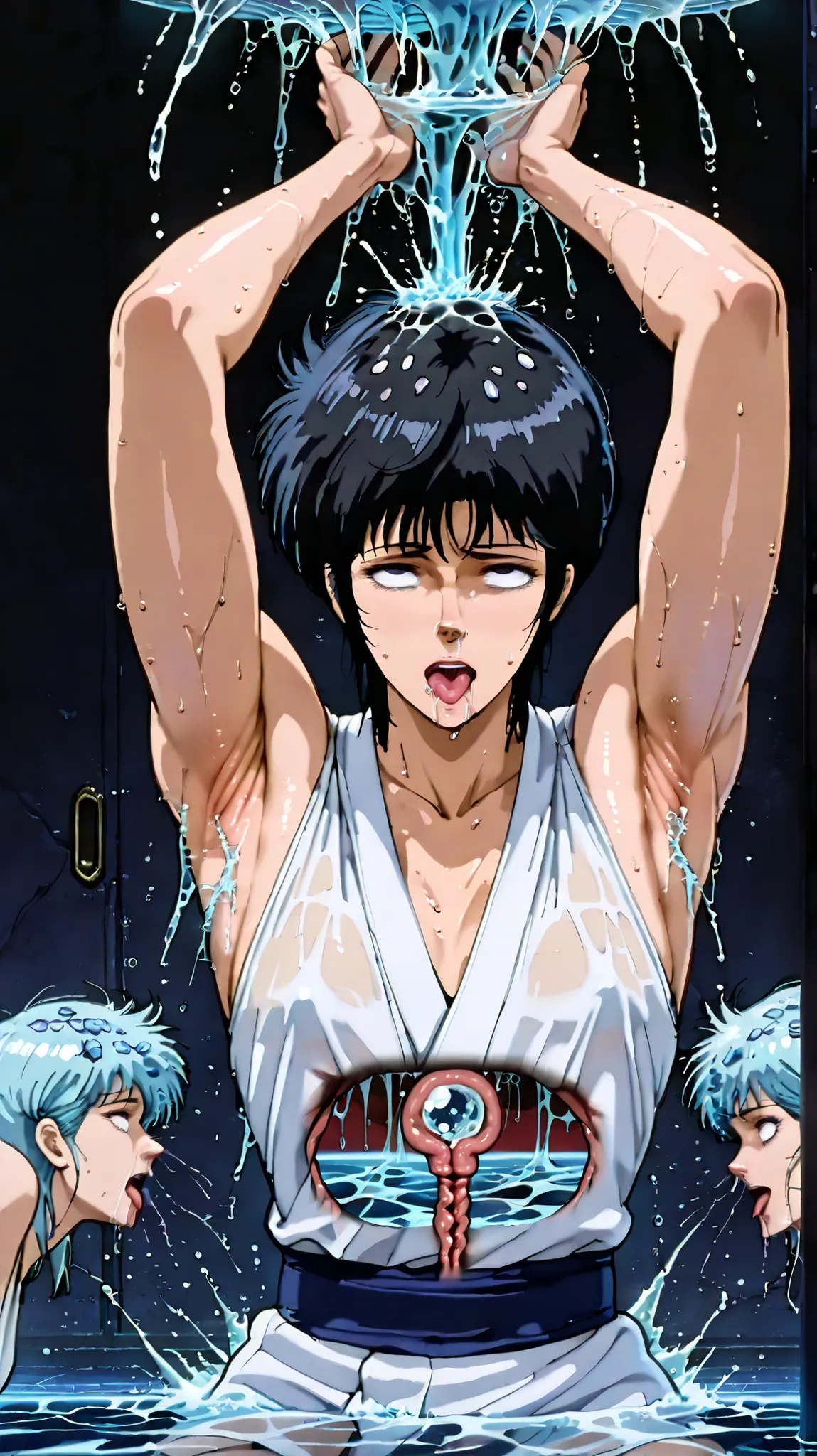   Fraction_9,   Fraction_8_   Up,   Fraction_7_ (city hunter),cruel,fear,perfect body proportions, high,mature women who look like mom, independent,    (  disconnect (Year )),  The close-up of her face was very delicate, beautiful woman ：1.3,Seductive fema...