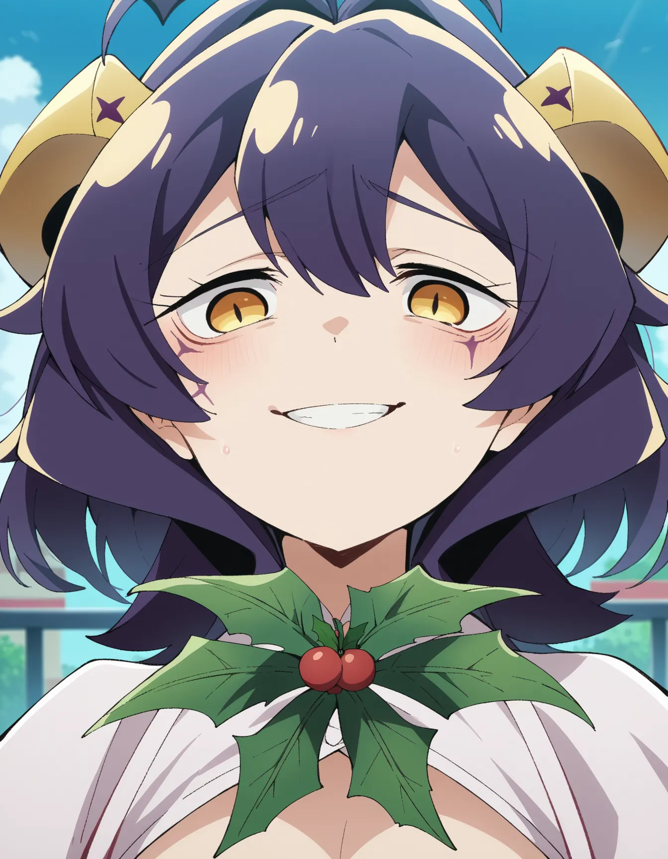 score_9, score_8_up, score_7_up, Source_Anime,Utena holly, utena hiiragi,Look down,angle from bottom,Smile Yan,Transformation
