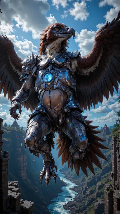 An Eagle Warrior, You won't escape his eye, see everything