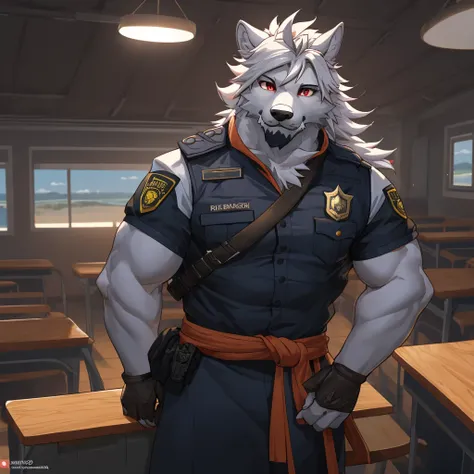 Huge Muscular Old man wearing shirt and glasses as teacher in class, (furry bear, an anthro, anthro), bearded, mustache, short white hair, halfbody, looking to viewer, masterpiece, high detailed, 8k, high resolution Um homem musculoso, Policial, rosto bonito, anos 20, cabelo ruivo, pele bronzeada, mandíbula cinzelada, olhos azuis penetrantes, expressão confiante, pose heroica, uniforme tático, cinto utilitário, distintivo de policial, semblante estoico,  fundo de cidade urbana , iluminação dramática, composição cinematográfica, HDR, 8k, hiper-detalhado, photorealistic, premiado jovem de arte digital, homem caucasiano bonito com cabelo loiro dourado despenteado, Rosto barbeado, pele clara beijada pelo sol, ombros largos, peito grosso, abdômen definido, e coxas musculosas e poderosas, sentado no banco de trás de um carro bagunçado, carro habitado, vestindo apenas uma cueca amarela justa e simples e uma, boné de beisebol sem marca, aba baixa sobre a testa. Ele está reclinado preguiçosamente, braços descansando casualmente, pernas abertas, a protuberância de seu pênis claramente delineada no tecido amarelo justo, postura casual, mas pingando de sedução inocente, porém deliberada, olhos brincalhões e convidativos, boca levemente entreaberta enquanto ele espera. banco de trás male, furry, Wolf anthro, solo, white fur, red eyes, (Realistic eye details 1.2), urbansamuraiwear, abs, Masterpiece, dramatic lightcheio de roupas velhas, Copos de plástico, , itens aleatórios espalhados casualmente. Luz natural e quente filtra através das janelas empoeiradas do carro, lançando suaves e suaves destaques em seu corpo, partículas de poeira visíveis nos raios de luz. Câmera posicionada baixo, entre suas pernas, enfatizando sua postura aberta e o alongamento confortável de suas cuecas. Canon EOS R6, RF 35mm f/1.4L lens, 1/400s, F/2.0, Certificação ISO 250, composição horizontal de corpo inteiro, atmosfera carregada de tensão erótica e imprudência juvenil, corajoso, real, e textura rica.