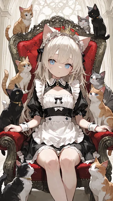 猫とメイド様