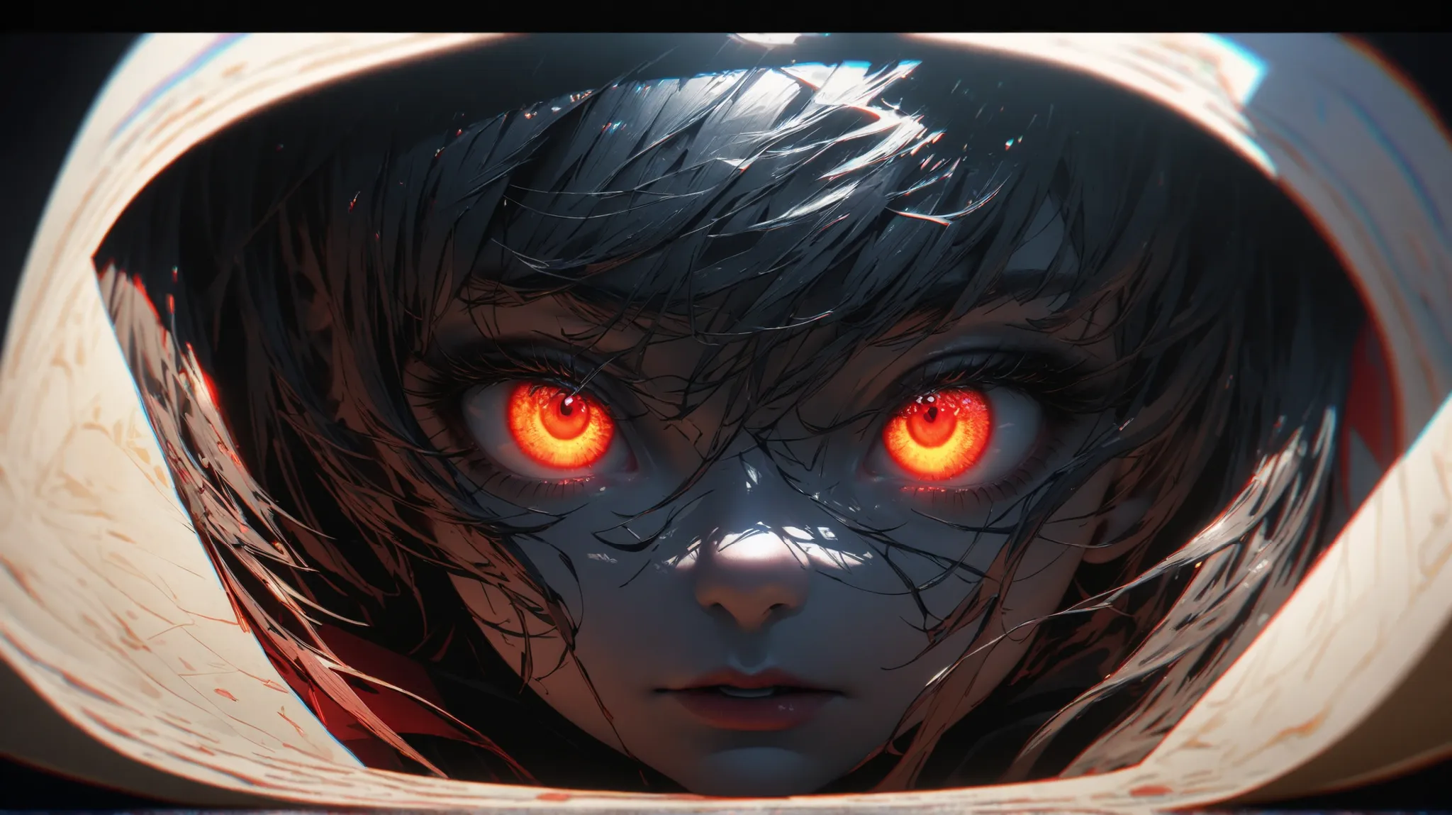 occult village family praying televisor 32k UHD high resolution, Official work The styles convey a sense of visceral impact, material obsession, realistic beauty, and an unflinching exploration of uncomfortable themes through visual texture and light high...