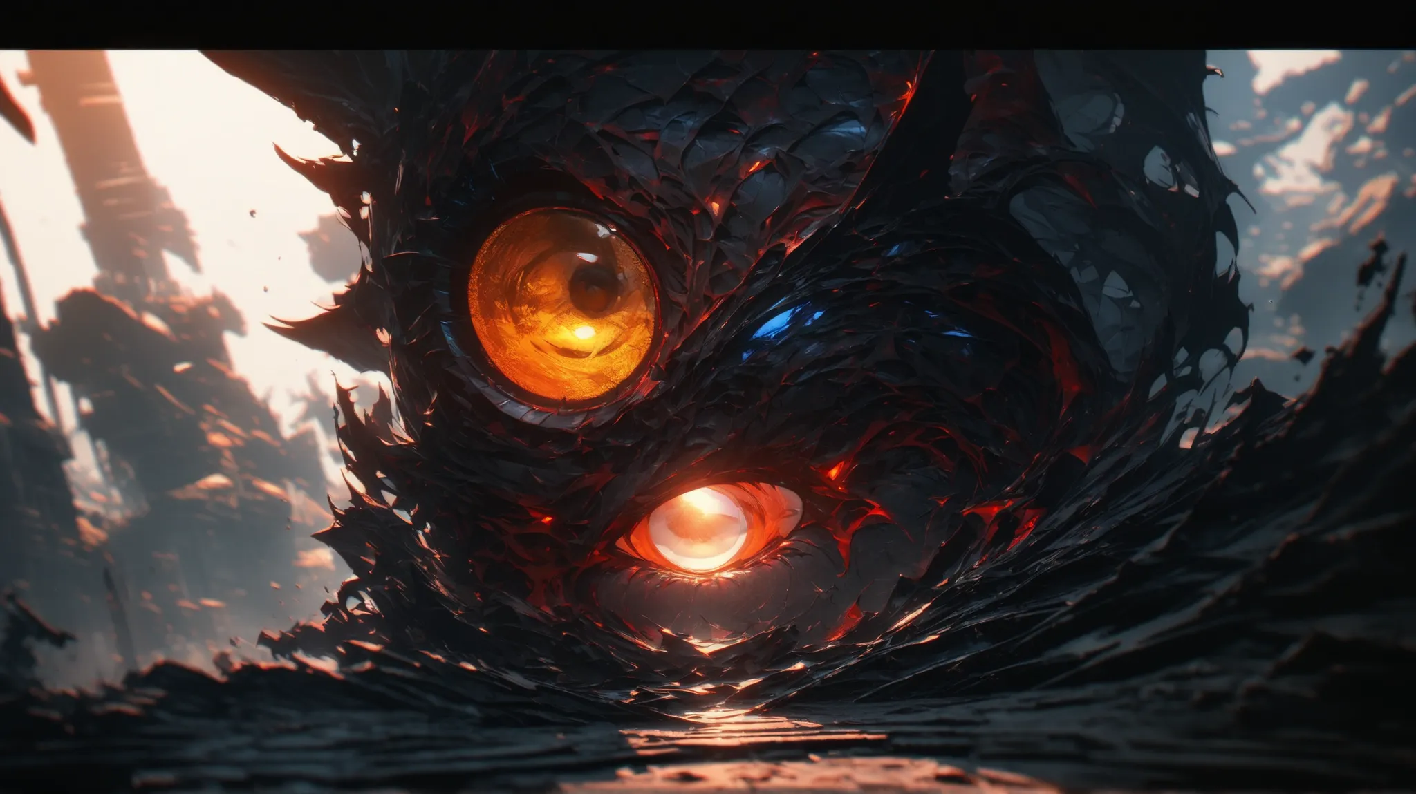 occult village family praying televisor 32k UHD high resolution, Official work The styles convey a sense of visceral impact, material obsession, realistic beauty, and an unflinching exploration of uncomfortable themes through visual texture and light high...