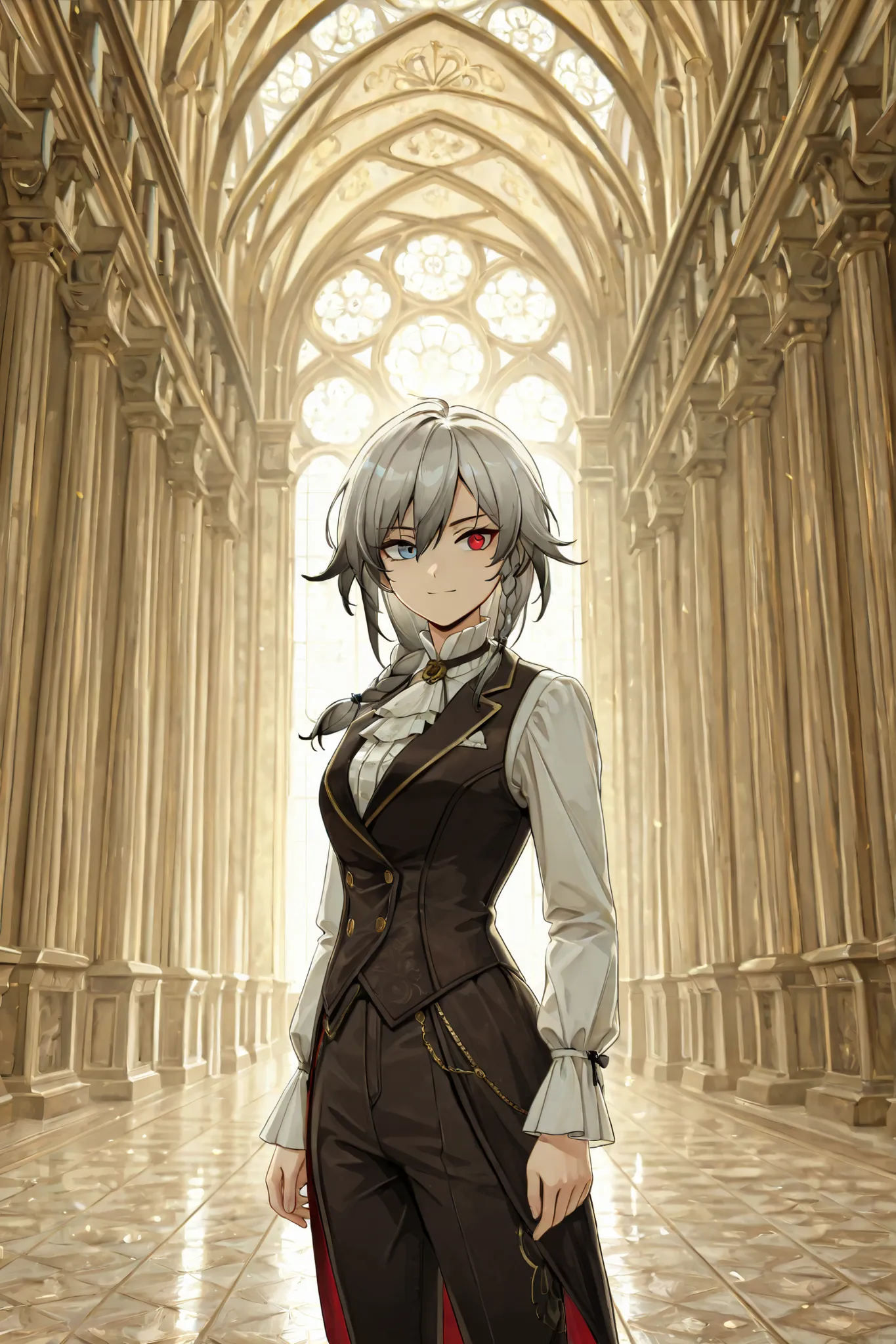 style of [arknights|(748cmstyle:0.5)], god rays, vivid colours, light stream, colour splotches, cinematic shot, mature, young adult, masterpiece, best quality, amazing quality, very aesthetic, high resolution, ultra-detailed, absurdres, scenery, 1girl, sol...