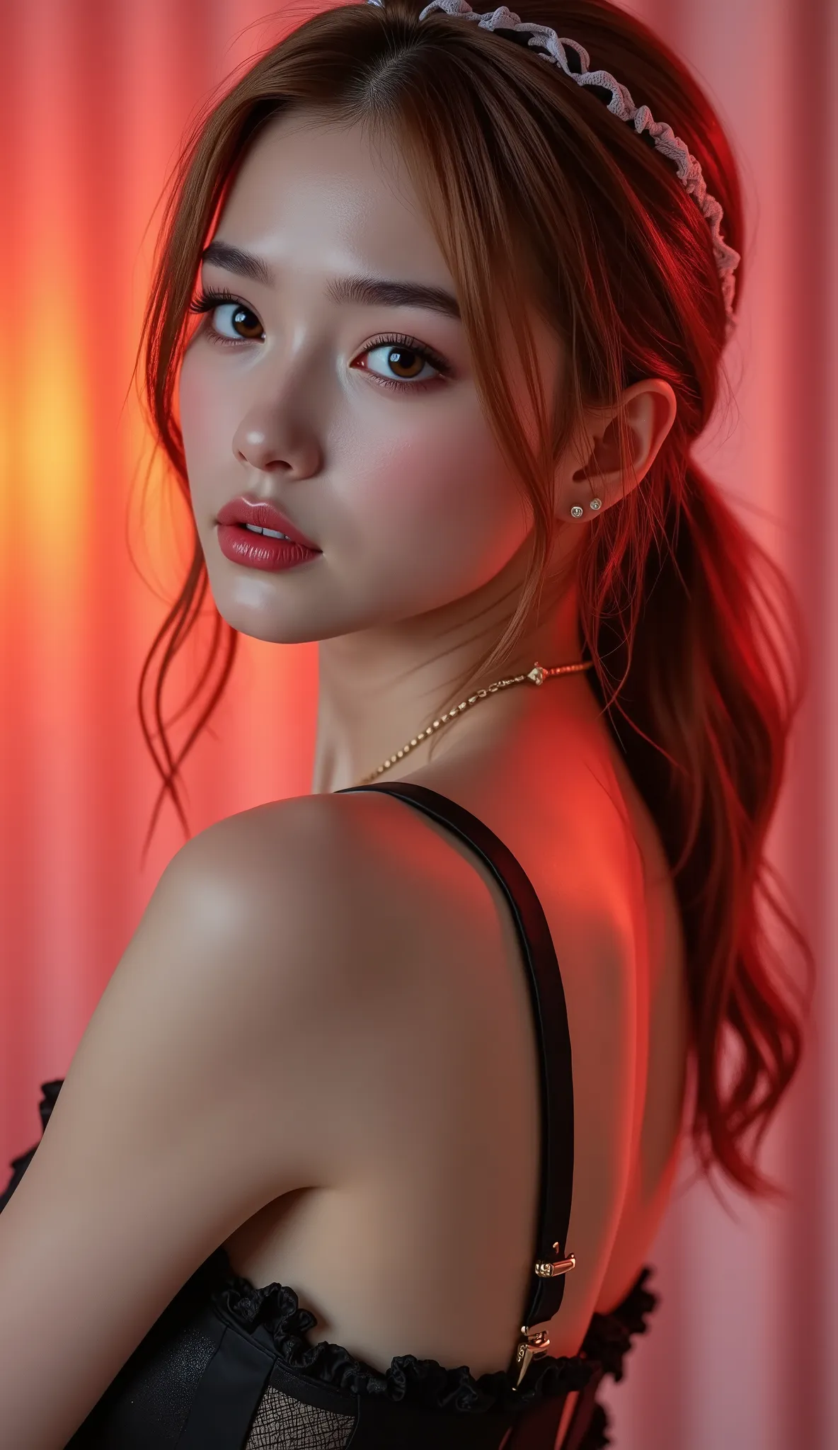Realistic (photorealistic Realism), (high resolution), ((intricately detailed digital art)), (ultra realistic texture details: velvety skin, hair), (ultra quality), professional photography, (anatomically correct), (perfect female body:1.4), cute girl, fas...