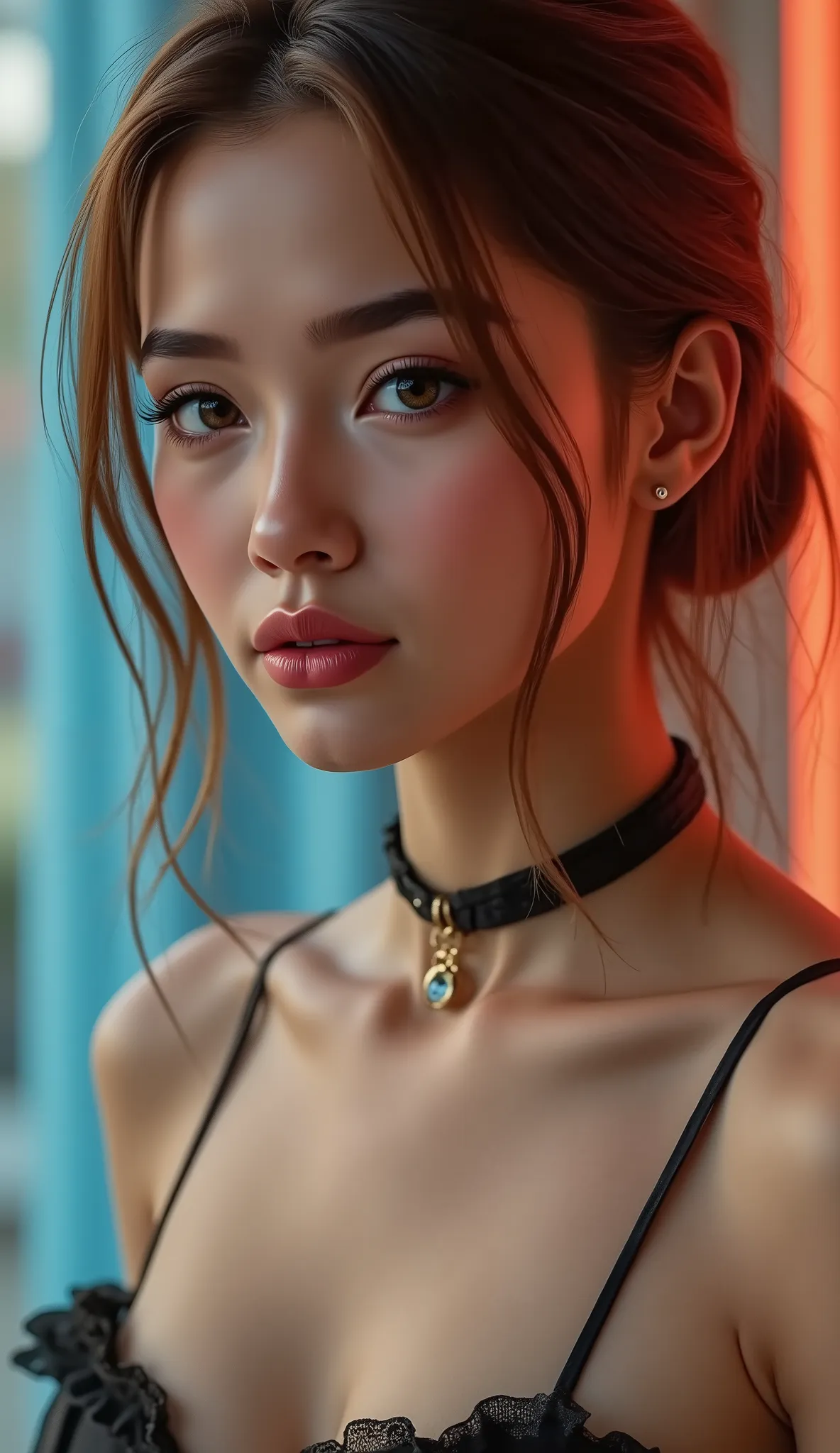 Realistic (photorealistic Realism), (high resolution), ((intricately detailed digital art)), (ultra realistic texture details: velvety skin, hair), (ultra quality), professional photography, (anatomically correct), (perfect female body:1.4), cute girl, fas...