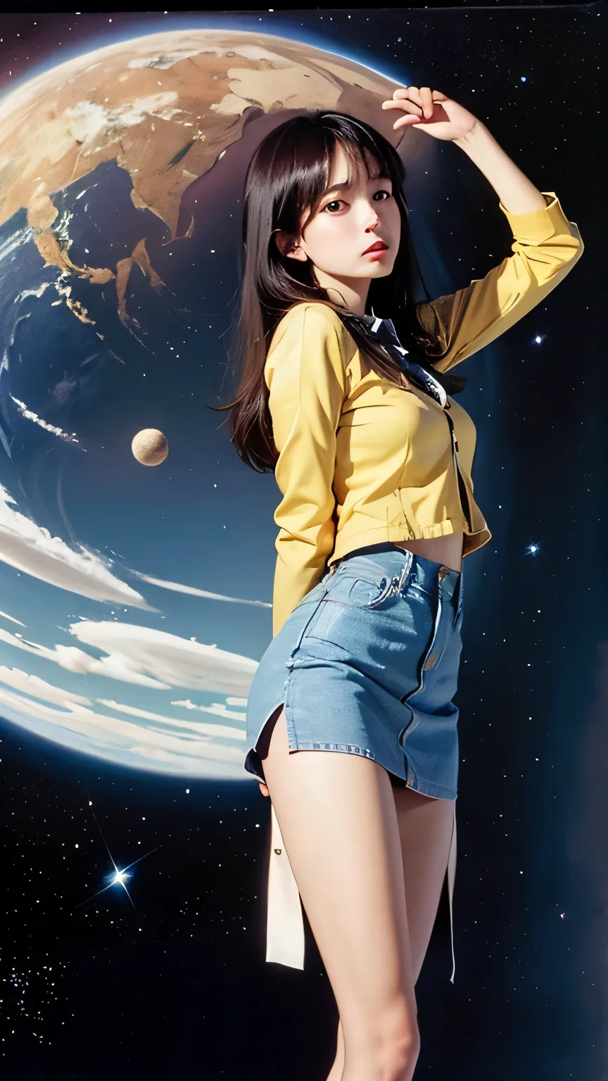 m c Escher, Lebbeus Woods, Dick Termes, Étienne-Louis Boullée, Tatsuyuki Tanaka, Surrealism, Mystery, Weird, Fantastic, Fantasy, Sci-fi, Fantasy, Japanese Anime, Geometry of the celestial sphere or blueprint of the universe, Beautiful high school girl in a...