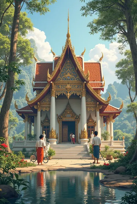 Khok Nong Na by Khok Nong Na Temple technicians pick up all over Thailand