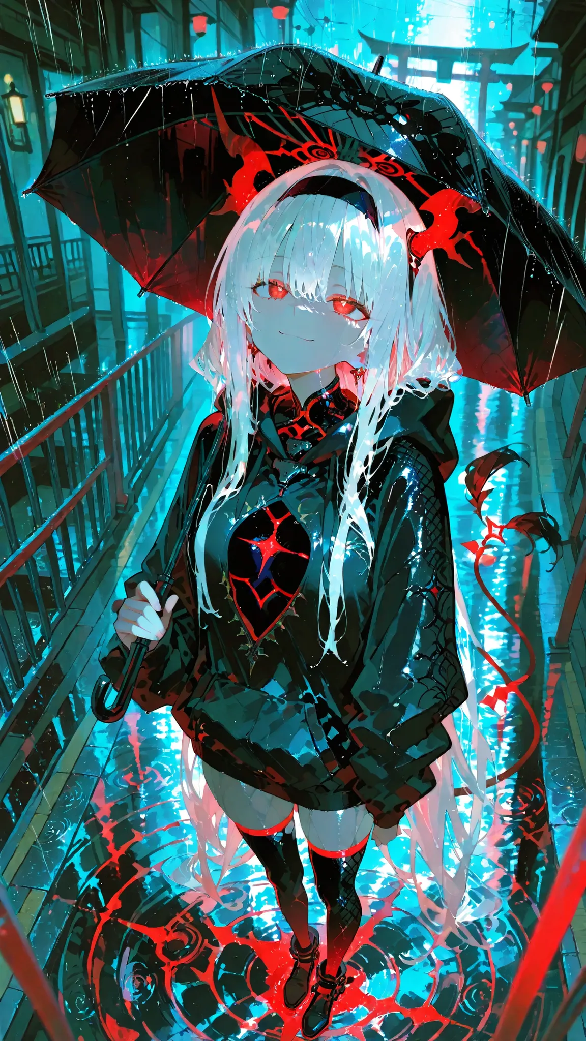 Professional Post Processing（0.8）, Master Level,Extreme Details,Weak Dark Light,Masterpiece,anime style（1.2）,best quality,high resolution,8K,Very High Resolution， Standing by the Girl， bright with rows of bars The lights， Depth of field， Cyber Sailor Suits...