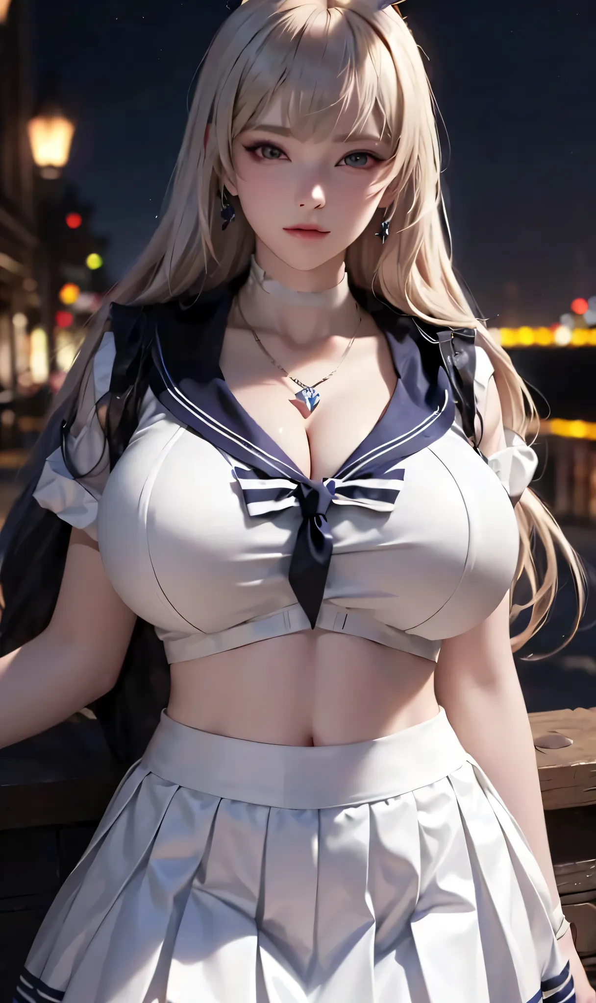 Light线追踪，{best quality}，{ {masterpiece}}，Extremely detailed 8k wallpaper，{Extremely refined}，rich and colorful， Intricate details， Cool and shinny skin，1080P，Soft，Sense of Brokenness，肌肤Light滑如丝，3d，masterpiece，best quality，插图Very detailed， beautiful eyes， V...