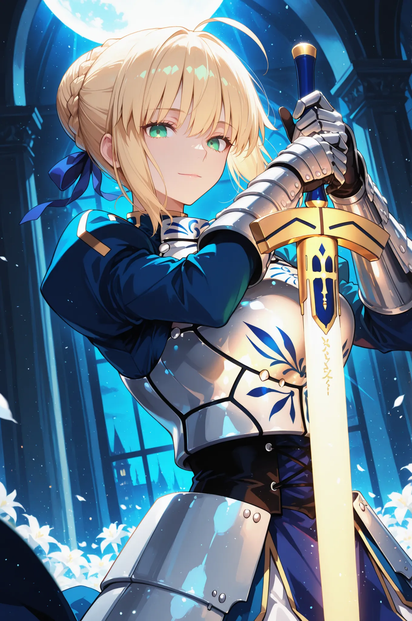 masterpiece, best quality, amazing quality, very aesthetic, high resolution, ultra-detailed, absurdres, depth of field, volumetric lighting newest, scenery, colorful, dynamic from below dutch angle, highest detailed, upper body, mature female,
artoria_pe...