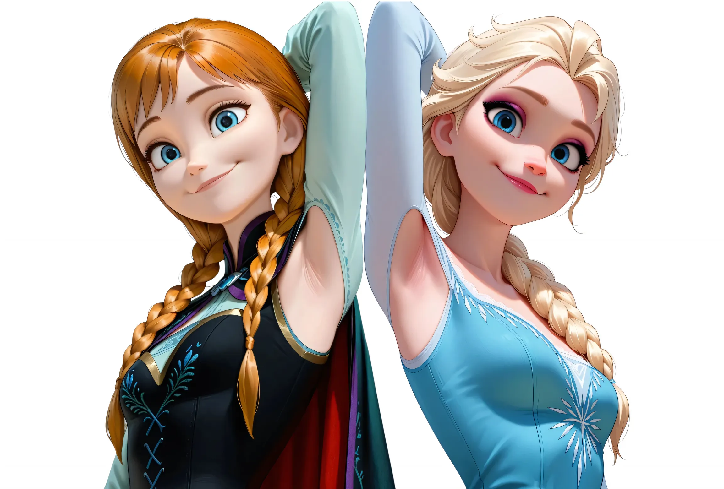 Anna and Elsa 