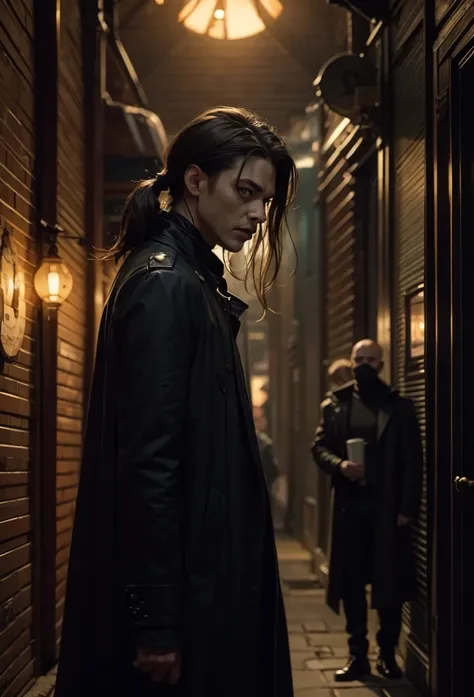 Arafe image of a man in a dark coat standing in a dark alley, Morbius Screenshots (2022), 実写movieのスチール写真, Arcane on Netflix, 2021年のmovie4Kフレームグラブ,  from Arcane on Netflix , movie「Dune」(2021)のmovieスチール写真, A still from Loki ( 2 0 2 1 )