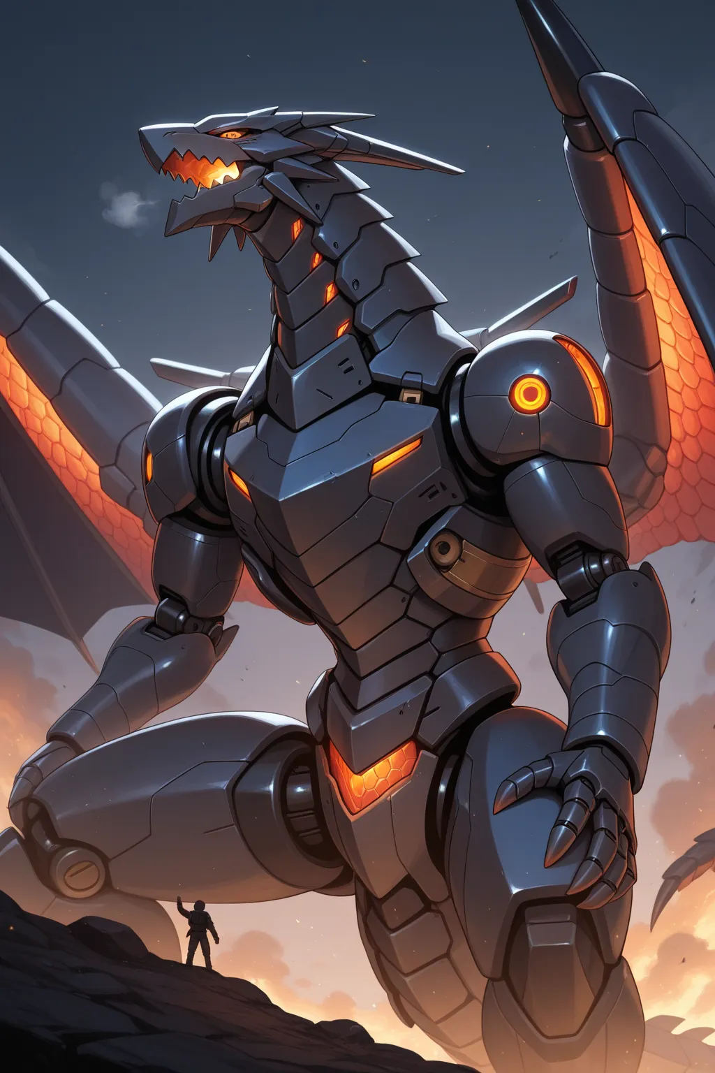 巨大メカドラゴン⚡️