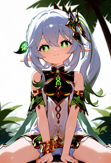 the best quality, masterpiece, 4k, 1girl, nahida_(genshin_impact), translucent body, transparent body