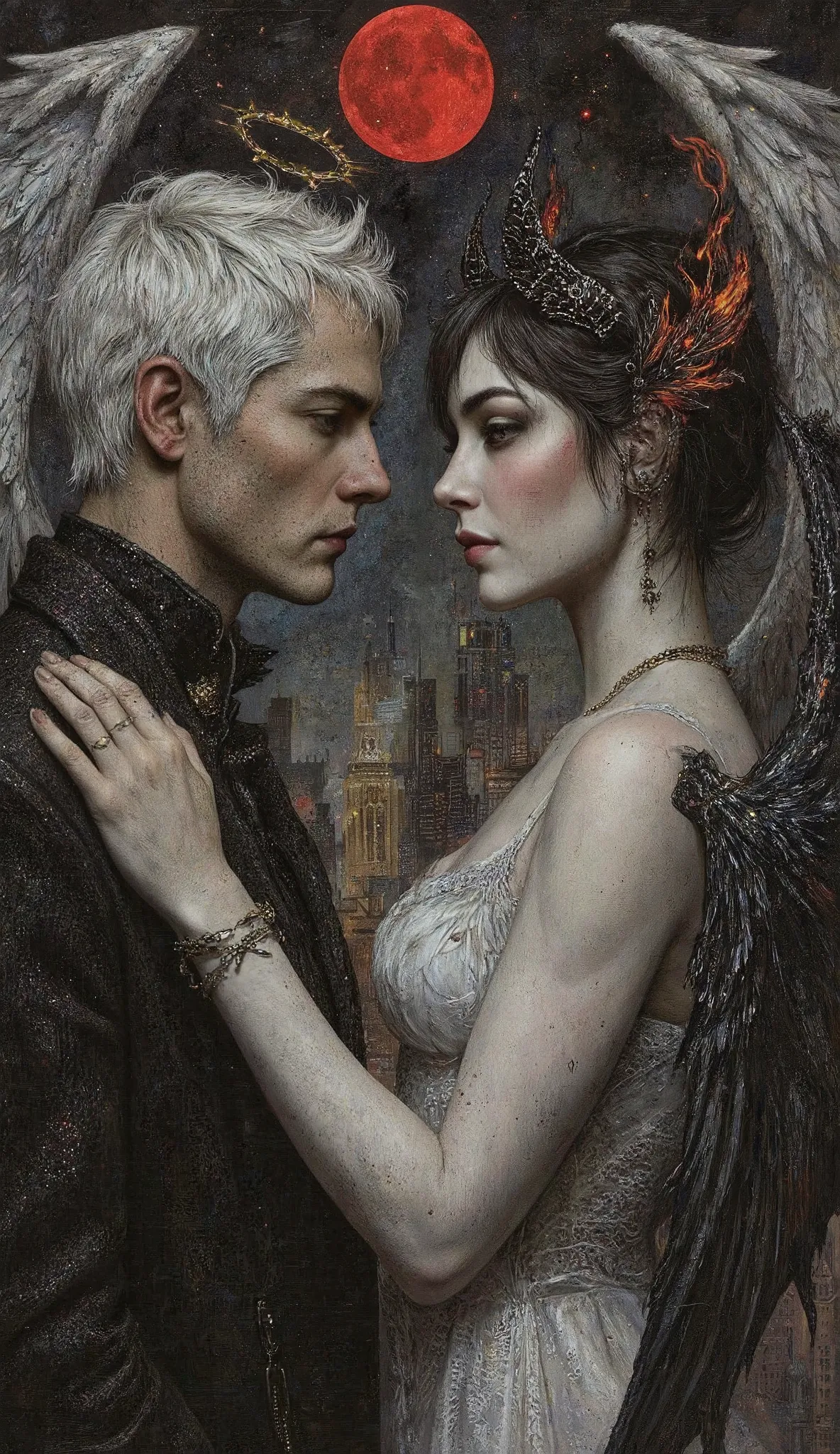 >(background: ink splatter, cubism-gothic), a surreal ancient dreamscape. VIVID dream-like depth.  layered illustration,  horror pin up pulp).(ultra hyperdetailed, max details:1.3), (atmospheric sense of depth:1.2), (hyperdetailed textures, extremely detai...