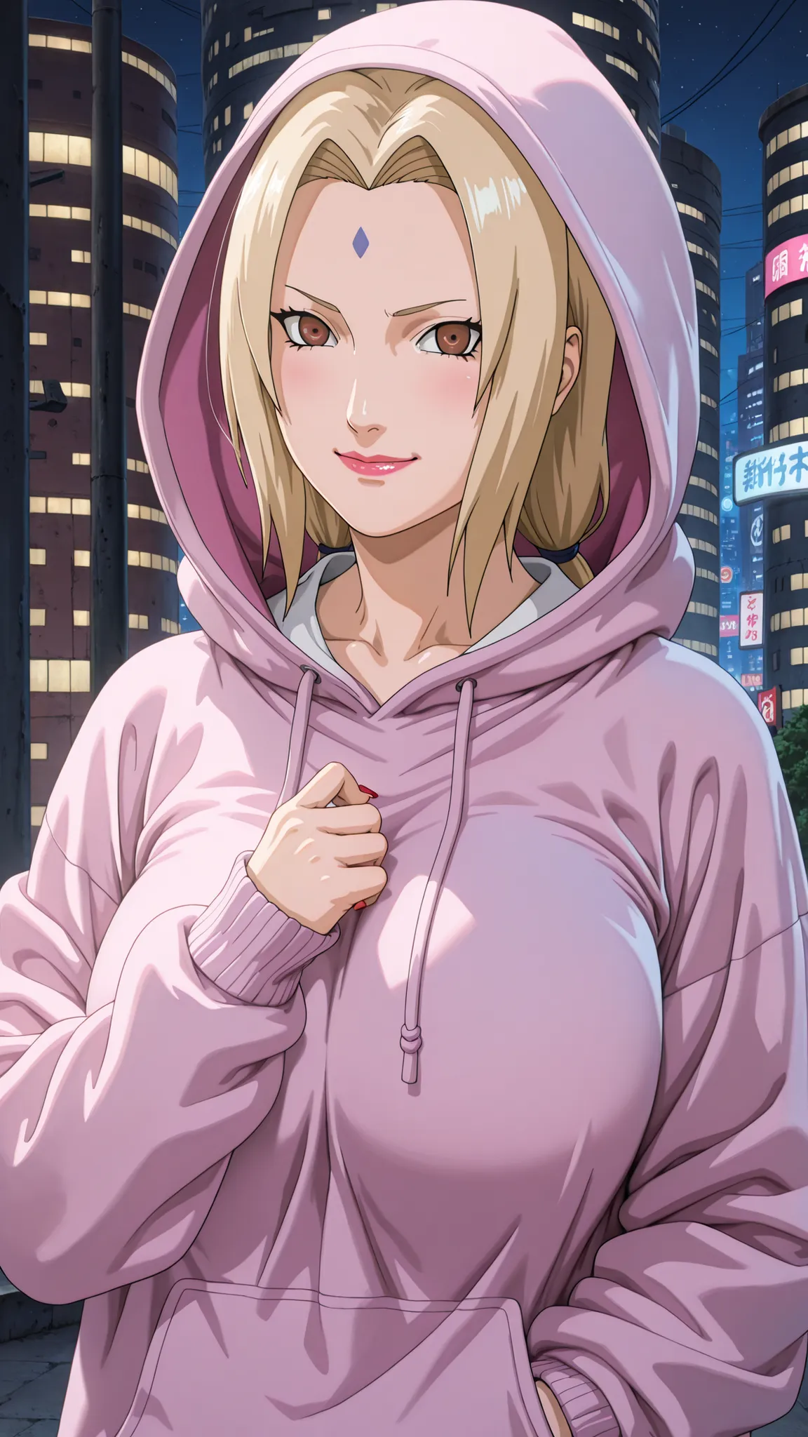 a woman with a purple hoodie and a white shirt, girl wearing hoodie, anime girl in real life, wearing an oversized hoodie, wearing hoodie, cute kawaii girl, wearing a pastel pink hoodie, cyberpunk anime girl in hoodie, style anime, black haired girl wearin...
