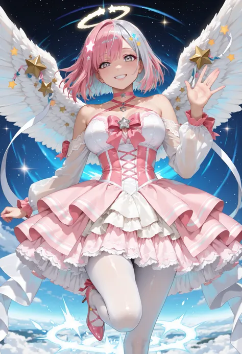 from below, cowboy shot, masterpiece, best quality, amazing quality, very aesthetic, high resolution, ultra-detailed, absurdres, newest, scenery, BREAK, depth of field, volumetric lighting, (masterpiece, best quality, absurdres, detailed,perfect quality, a...