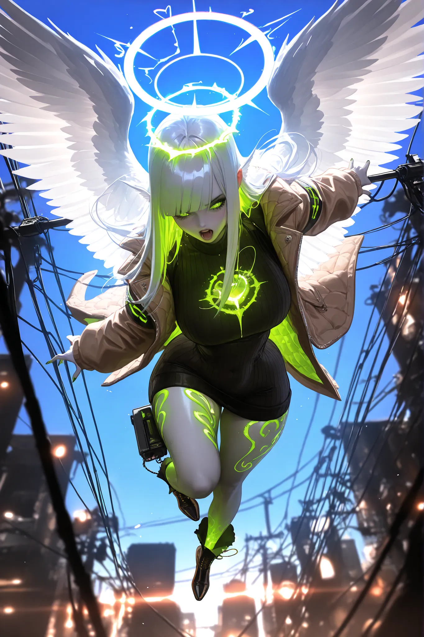 (tangobat:0.7),(Sakimichan:0.7),(High quality CT,4K,High resolution,main part:2.3),(Very detailed,realistic:1.37,Best quality,masterpiece, high resolution,on_body), (Tyndall effect,photorealistic, edge lighting, Two-color backlight),(high definition of ski...