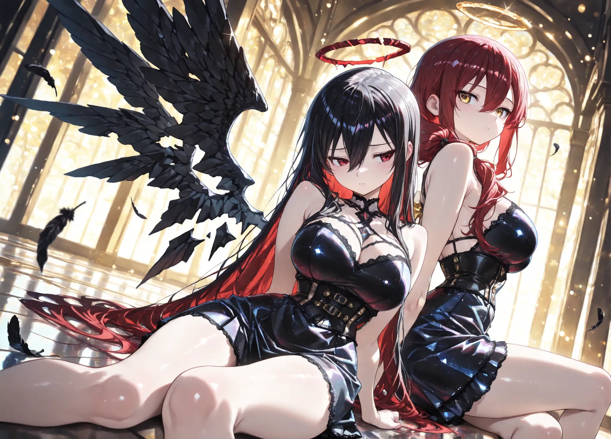 (ningen_mame, quasarcake, yoneyama_mai:0.7), umehara_sei, fuzichoco, , (masterpiece, best quality), amazing quality, very aesthetic, absurdres, highres, HDR, 8K, scenery, depth of field, chiaroscuro, extremely detailed face and eyes, cinematic, profession...