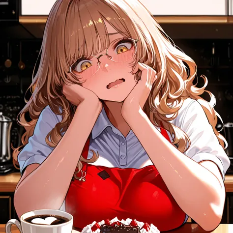 ((solo)), pov, looking down, Peek through your fingers, maximum masterpiece, maximum top quality, high fashion, absurdres extremely, close up, HDR, intricate details, very cute face, vivid colors, commentary, flawless smooth skin, curvy beauty body, very c...