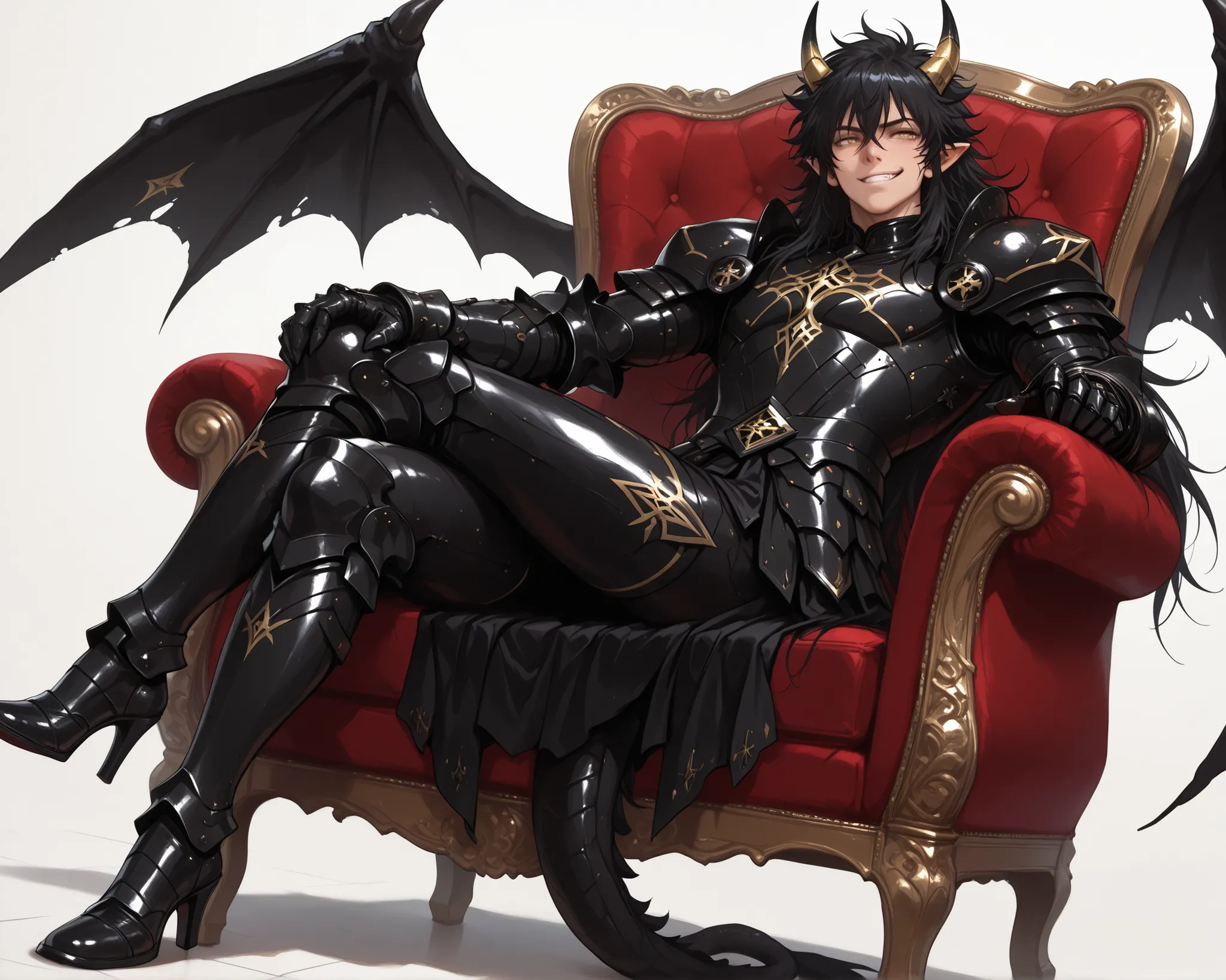 score_9, score_8_up, score_7_up, absurdres, (((128K Ultra High Resolution))), (masterpiece, best quality: 1. 5), (high definition: 1, 4), highres, 8K wallpaper, (excellent graphics: 1. 5), CG, (((Japanese Anime style))), (Black Saint Seiya), (1 male), solo...