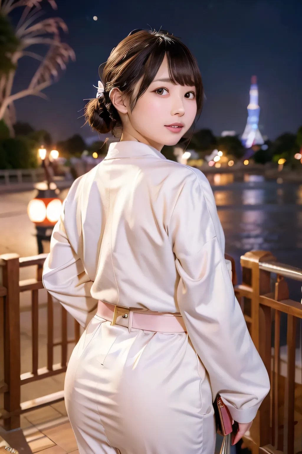 8k, raw photo, best quality, hires, realistic, photorealistic, extremely detailed 8k wallpaper, beautifully detailed eyes, finely detailed face,
 BREAK 
rim lighting to buttocks, bokeh,
 BREAK 
perfectly anatomically correct:1.1,
5 beautiful thin fingers:1...