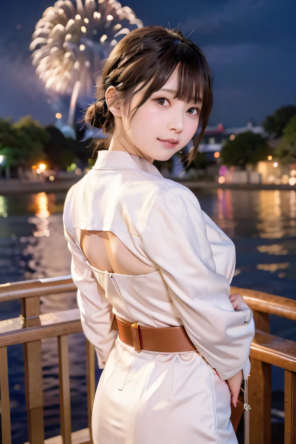 8k, raw photo, best quality, hires, realistic, photorealistic, extremely detailed 8k wallpaper, beautifully detailed eyes, finely detailed face,
 BREAK 
rim lighting to buttocks, bokeh,
 BREAK 
perfectly anatomically correct:1.1,
5 beautiful thin fingers:1...