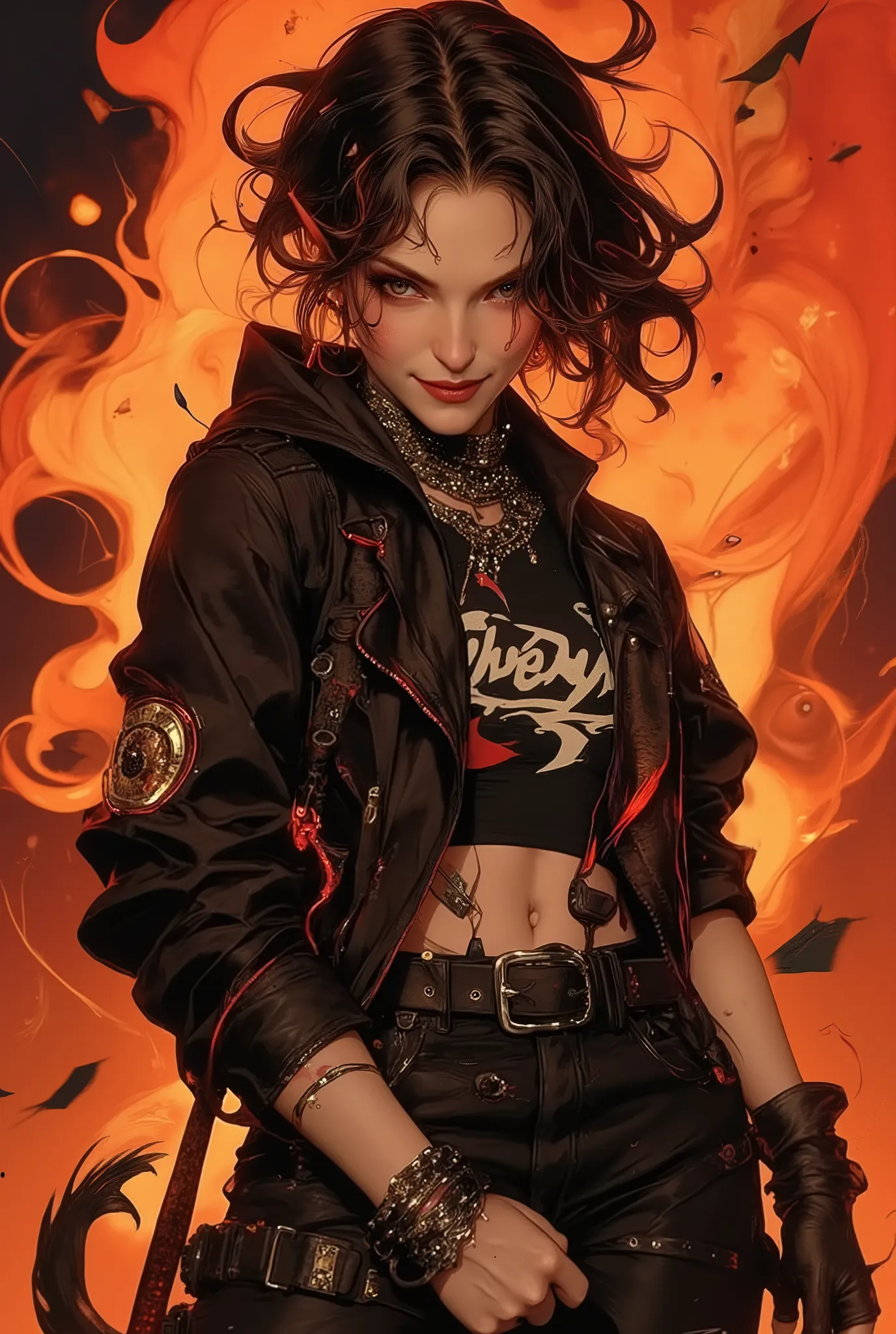 Name: Ash Smith
Age: 23
Species: Not quite human (formerly human, now with supernatural traits)
Alignment: Chaotic Good
Occupation: Wanderer, chaos agent, part-time musician, occasional bartender, and “trouble solver”

Overview
Ash is a force of nature, a ...