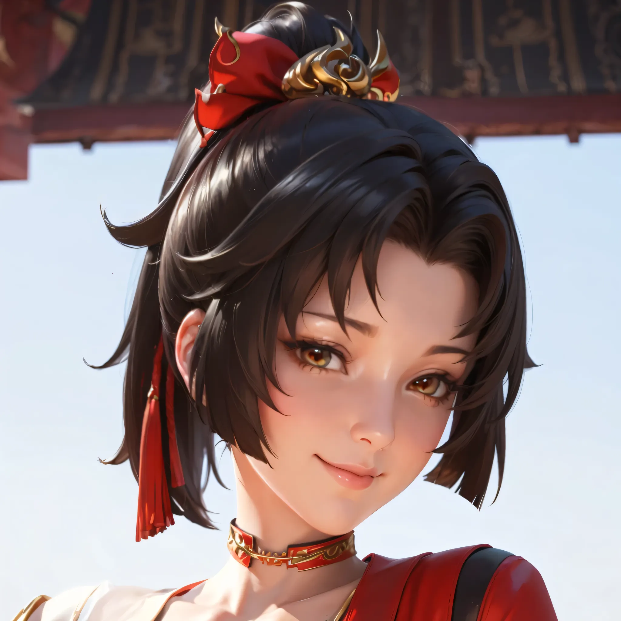 highres,best quality at best,masterpiece,quality,best quality,delicate facial features,look at the audience,there is light in the eyes,WZRYyunyingYP,(masterpiece),(best quality),masterwork,semrealistic,realistic,mature female,wide hips,fair_skin,shiny_skin...