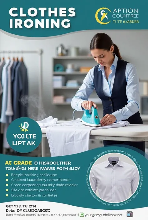 Clothes ironing 