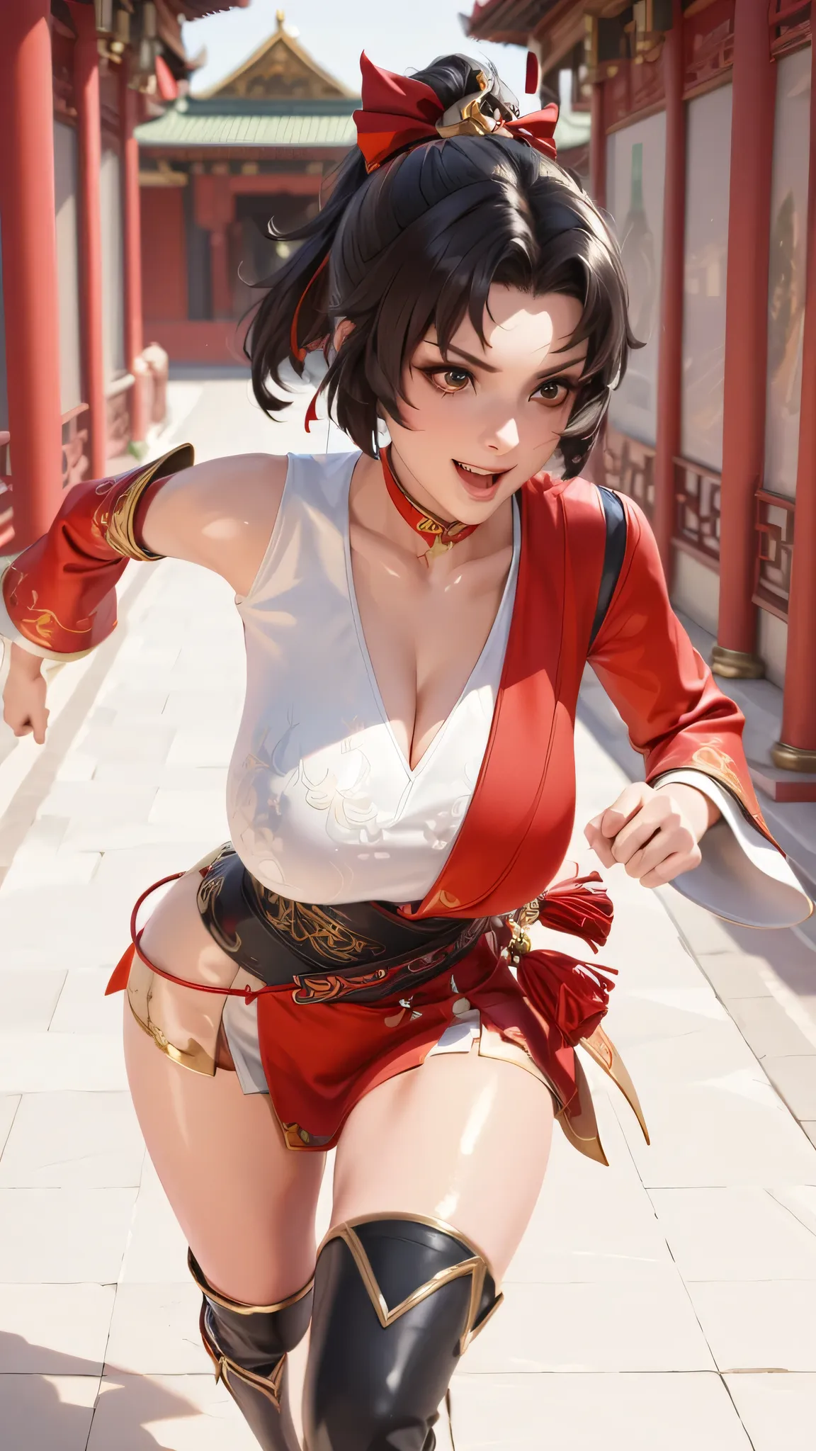 highres,best quality at best,masterpiece,quality,best quality,delicate facial features,look at the audience,there is light in the eyes,WZRYyunyingYP,(masterpiece),(best quality),masterwork,semrealistic,realistic,mature female,wide hips,fair_skin,shiny_skin...