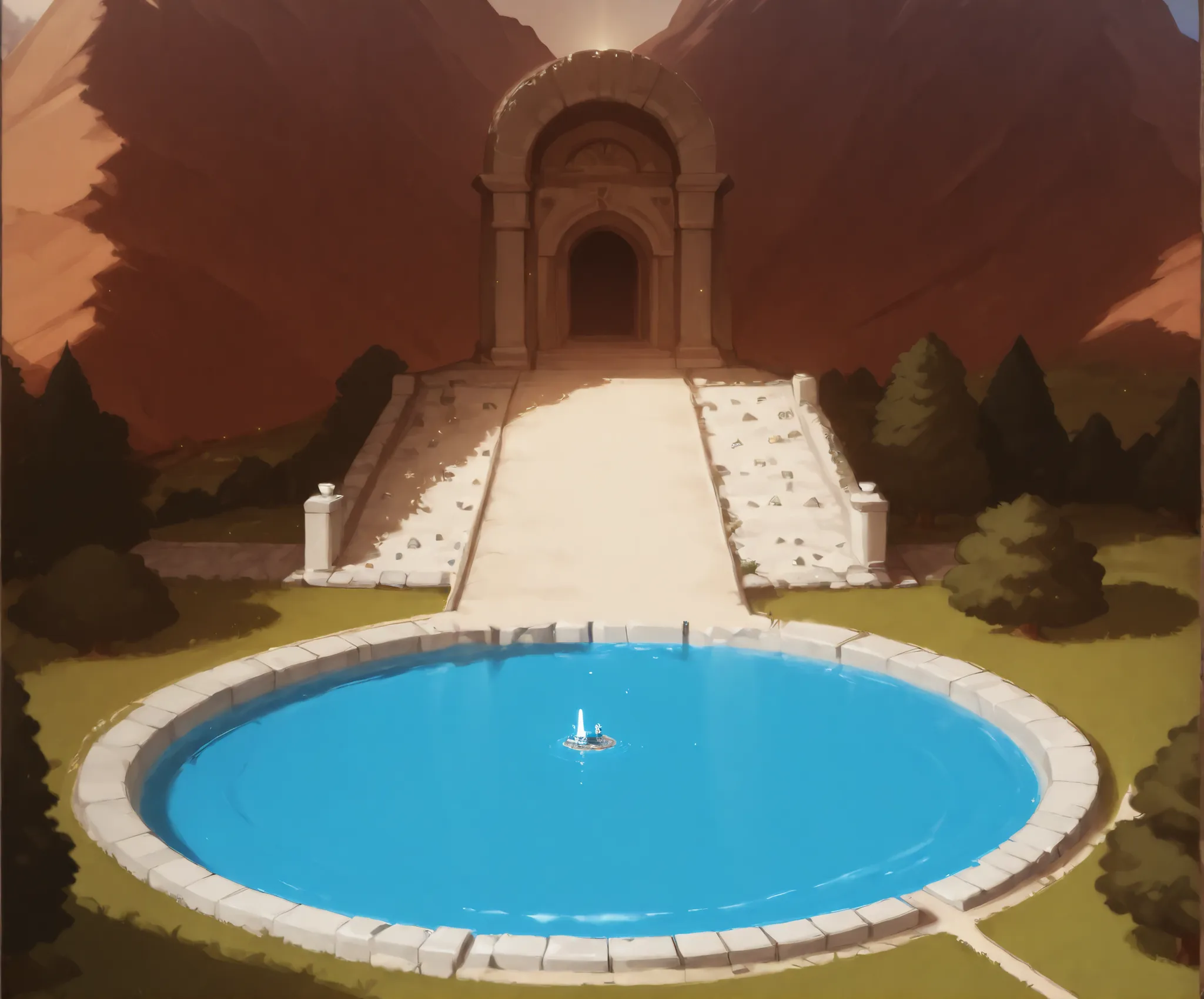 ((location)). ((no piople)), Isometric game for upgradeable city-builder, ((современный остров)) ((modern, expensive, with a backlight. elite)), ((море)), ((вода)), ((облака))