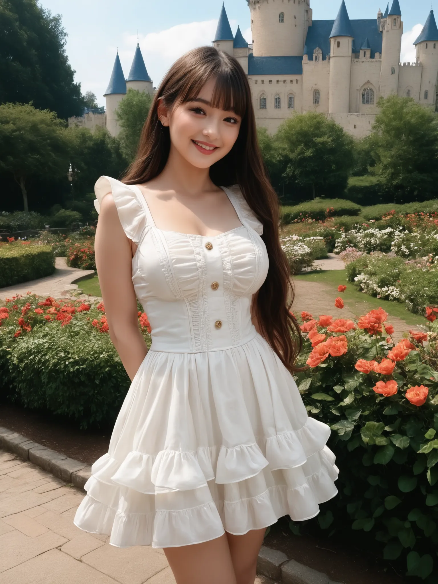 Score_9, Score_8_up, Score_7_up, Score_6_up, Score_5_up, Score_4_up, Source_real, Tag1, Tag2, Anatomically correct, realistic, 1 woman, 23 years old woman, beautiful woman, Highly detailed beautiful face and eyes, Detailed skin, (natural saggy big breast:1...